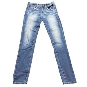 American‎ Eagle Outfitters Super Super Stretch Hi Rise Jegging Size 2 Regular